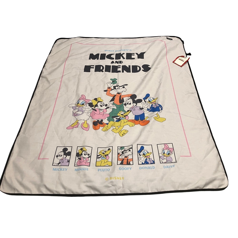 Society6 Disney Mickey and Friends Picnic Blanket Nordstrom Pop-In New 57x48